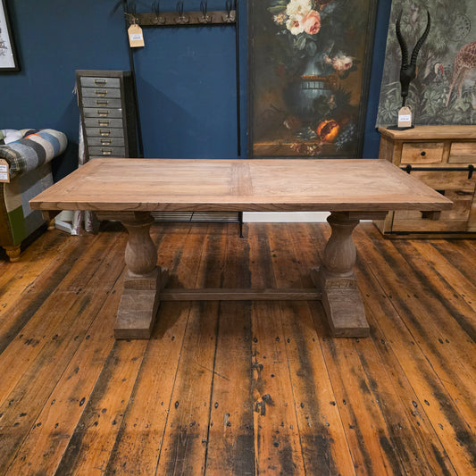 Oyster Elm Extending Dining Table - 3 sizes