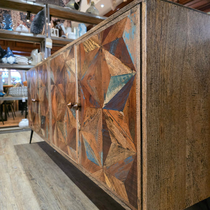 Morpho Geometric 4 Door Sideboard