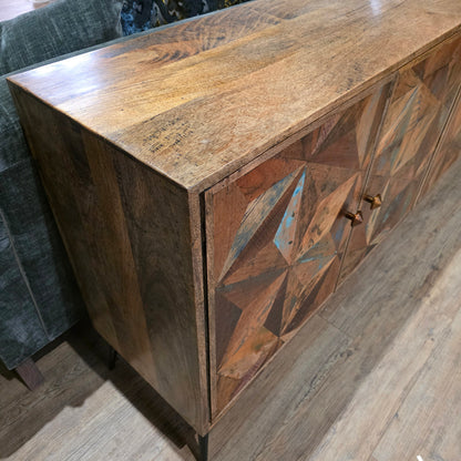 Morpho Geometric 4 Door Sideboard