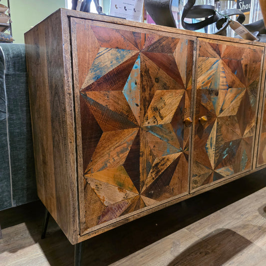 Morpho Geometric 4 Door Sideboard