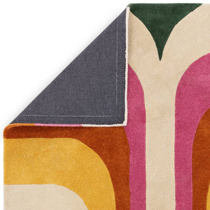 01 Retro Pink Romy Rug - 200cm x 290cm