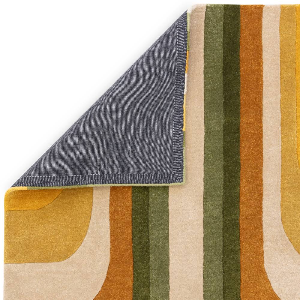 02 Retro Green Romy Rug - 200cm x 290cm