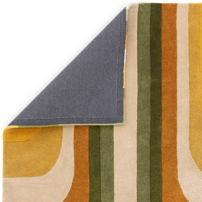 02 Retro Green Romy Rug - 200cm x 290cm