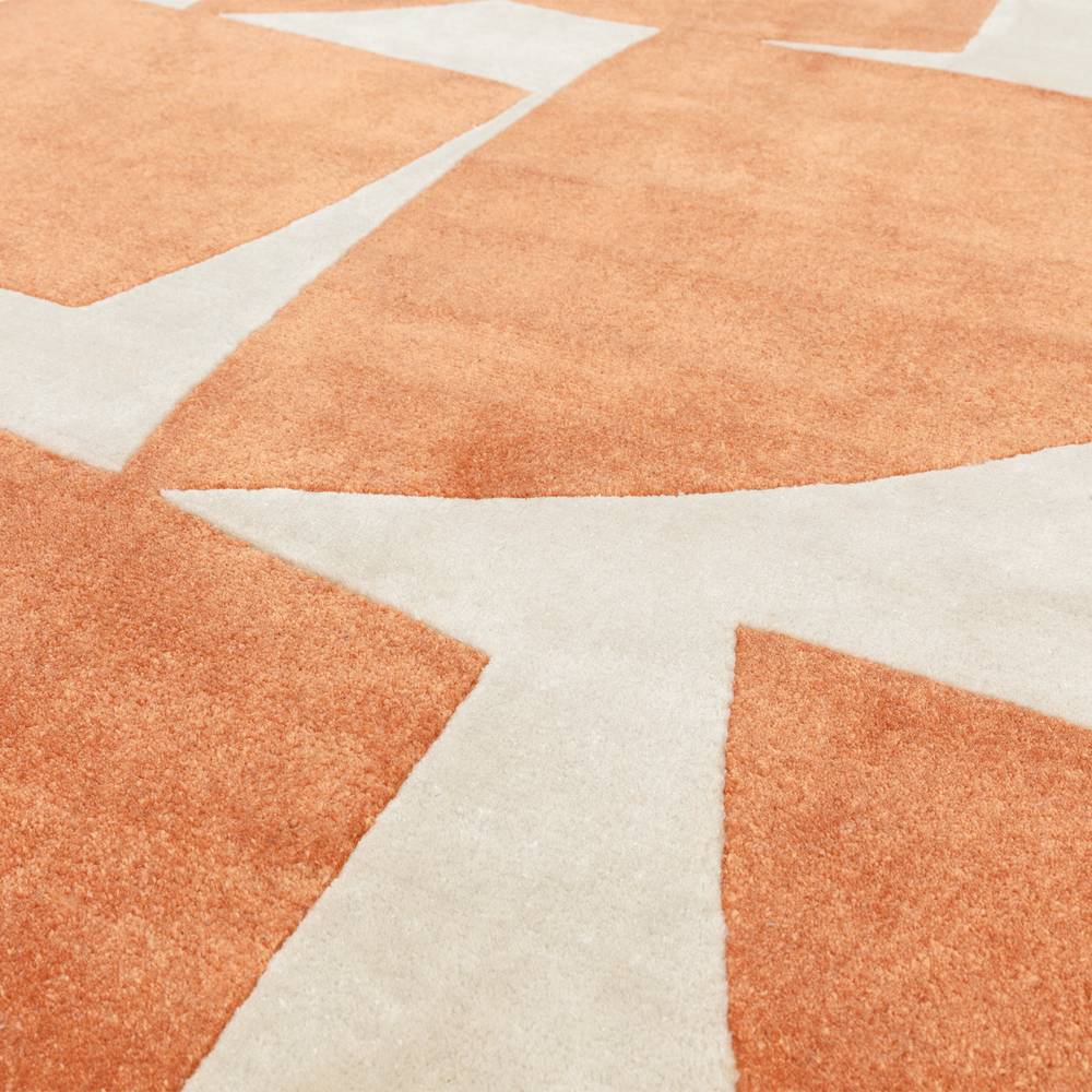 05 Kite Orange Romy Rug - 200cm x 290cm