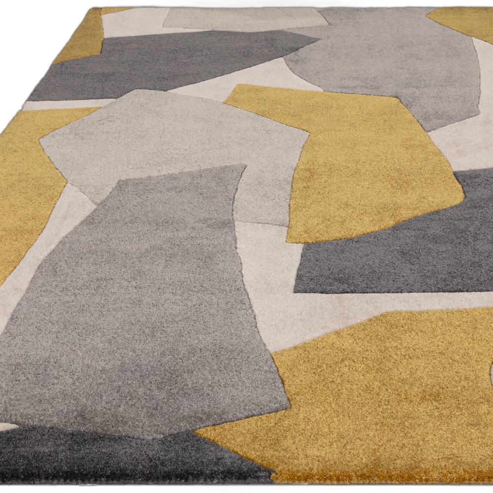 10 Element Ochre Romy Rug - 200cm x 290cm