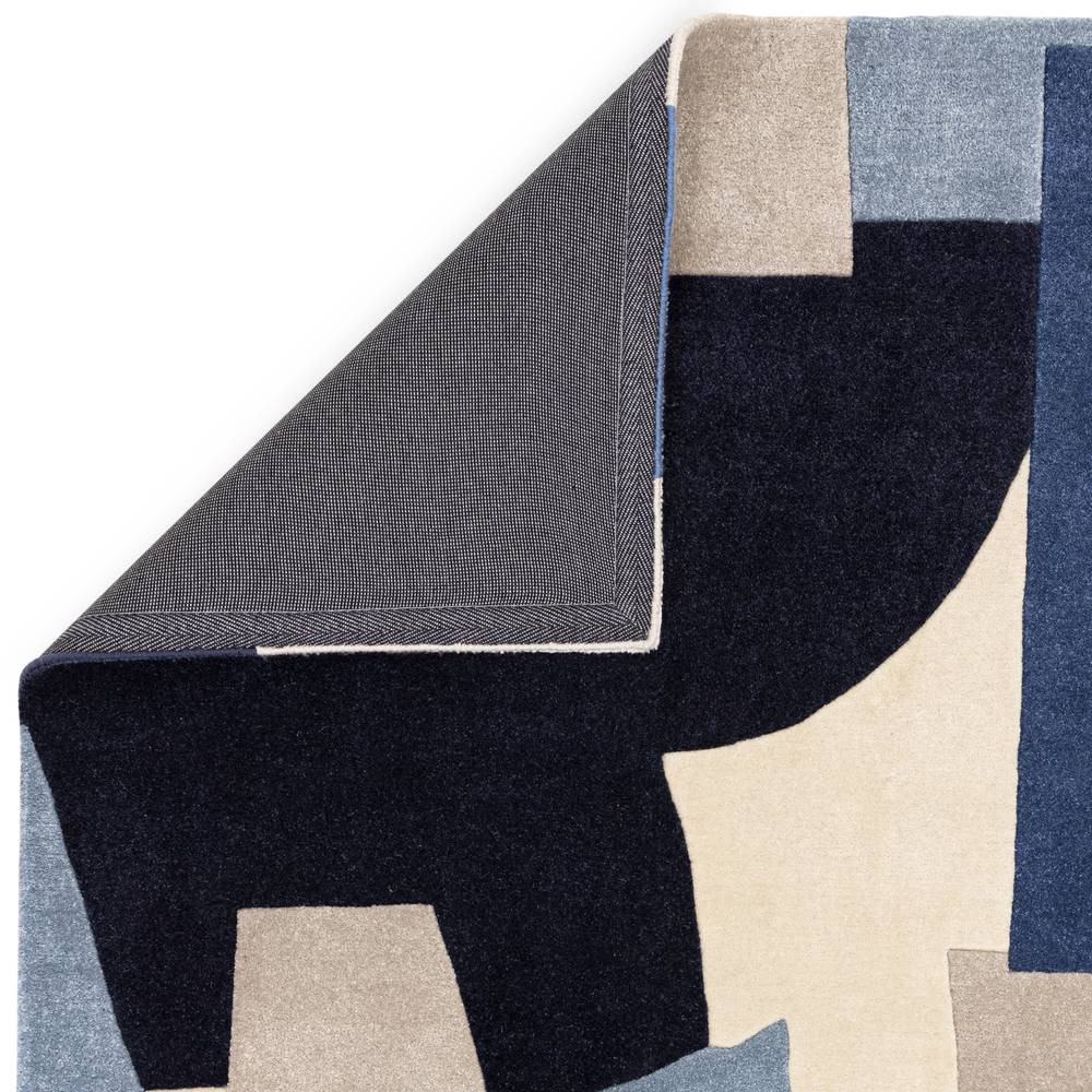 11 Element Blue Romy Rug - 200cm x 290cm