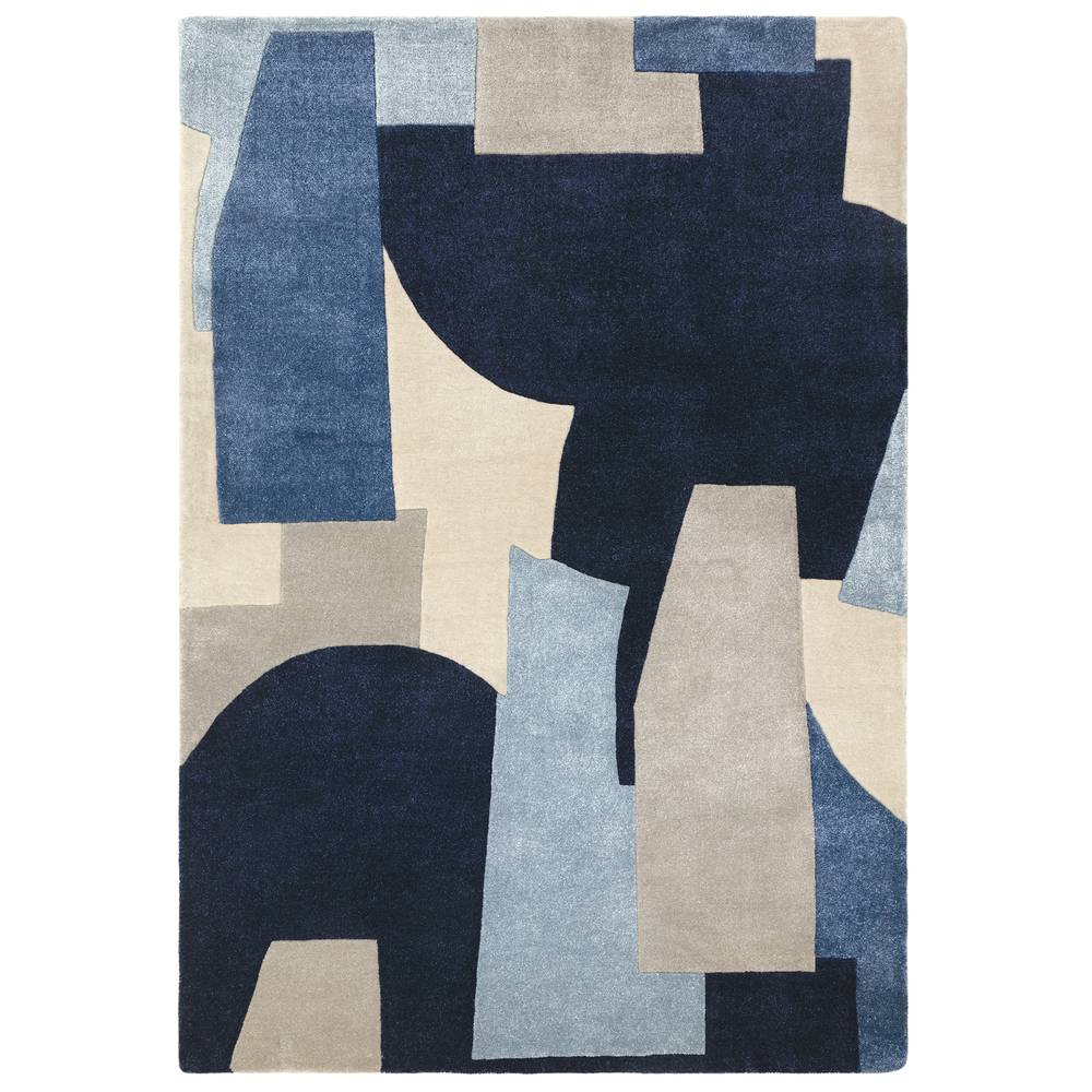 11 Element Blue Romy Rug - 200cm x 290cm
