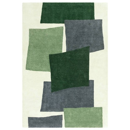 12 Papercut Green Romy Rug - 200cm x 290cm
