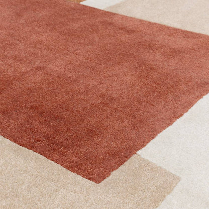 13 Papercut Red Romy Rug - 200cm x 290cm