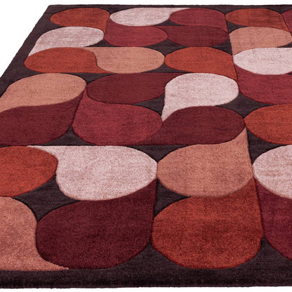 14 Jive Red Romy Rug - 200cm x 290cm