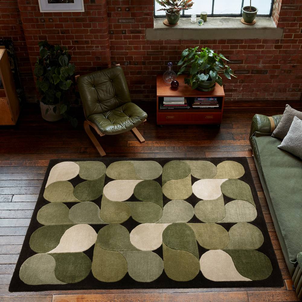 15 Jive Green Romy Rug - 200cm x 290cm
