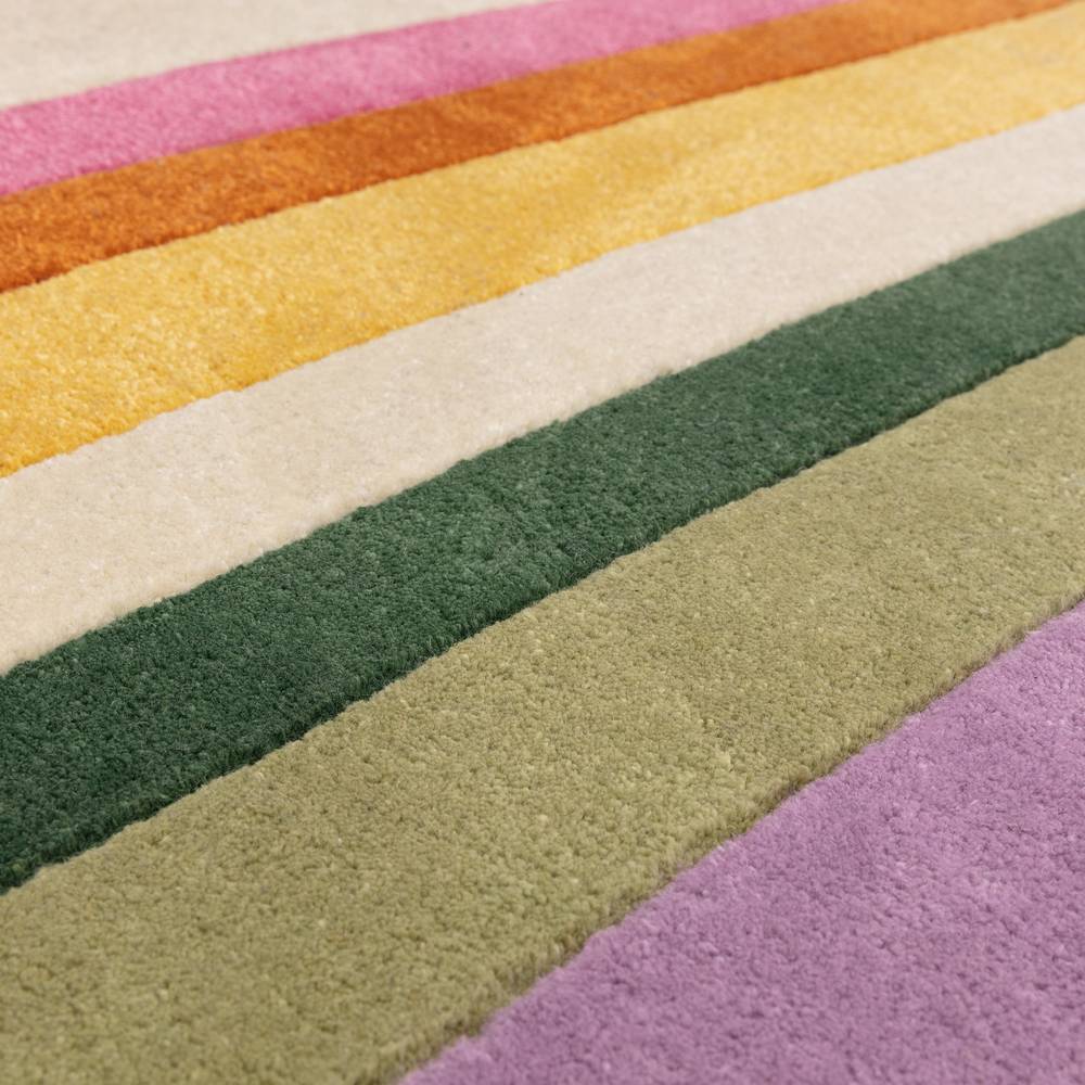 01 Retro Pink Romy Rug - 200cm x 290cm