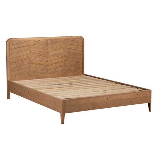 Rustic Chevron Bed Frame - Pieces For Places