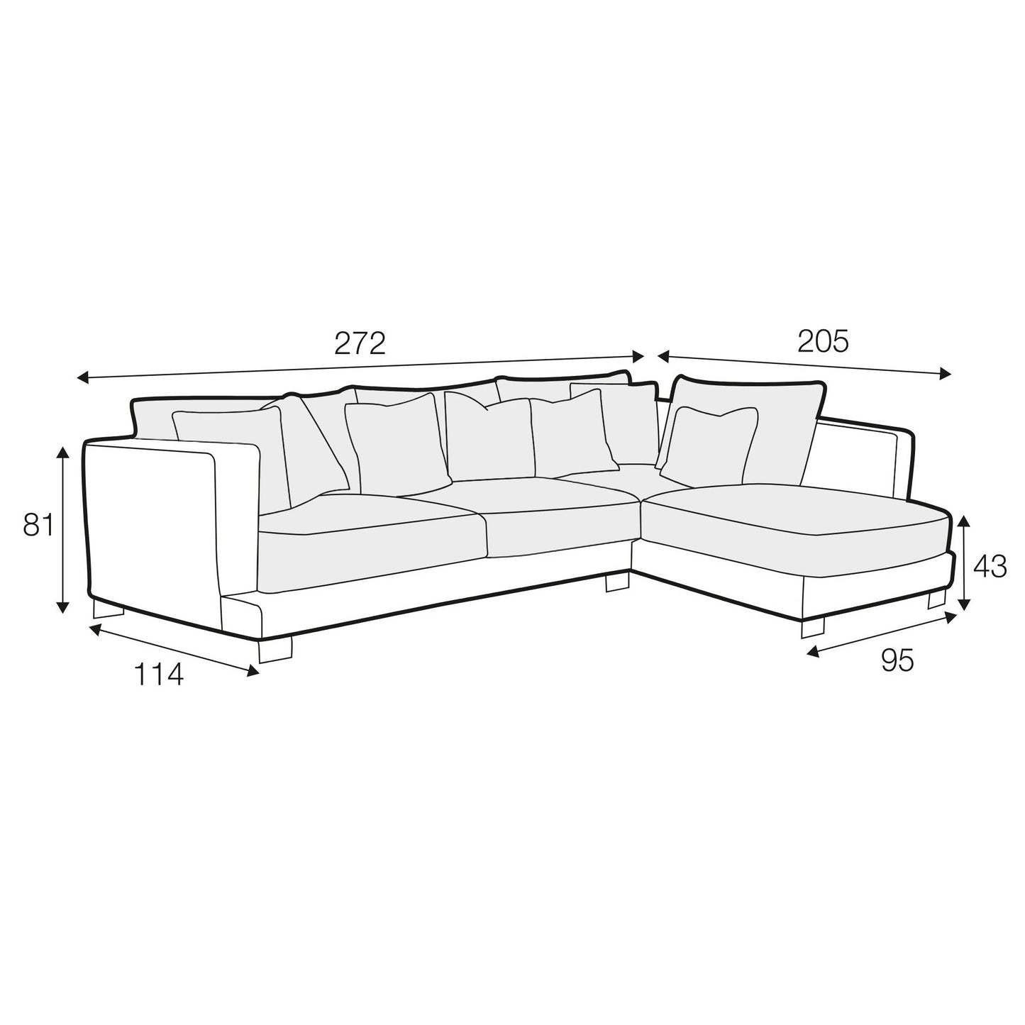 Colorado Corner Sofa Sofa - Set 3 - Pieces For Places