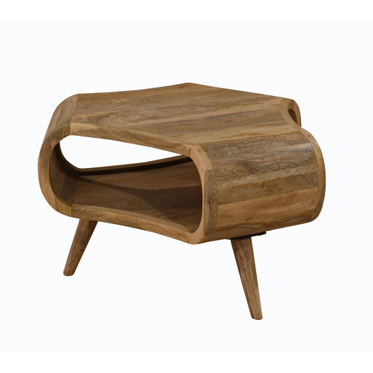 Sharif Mango Wood Hex Coffee Table - Pieces For Places