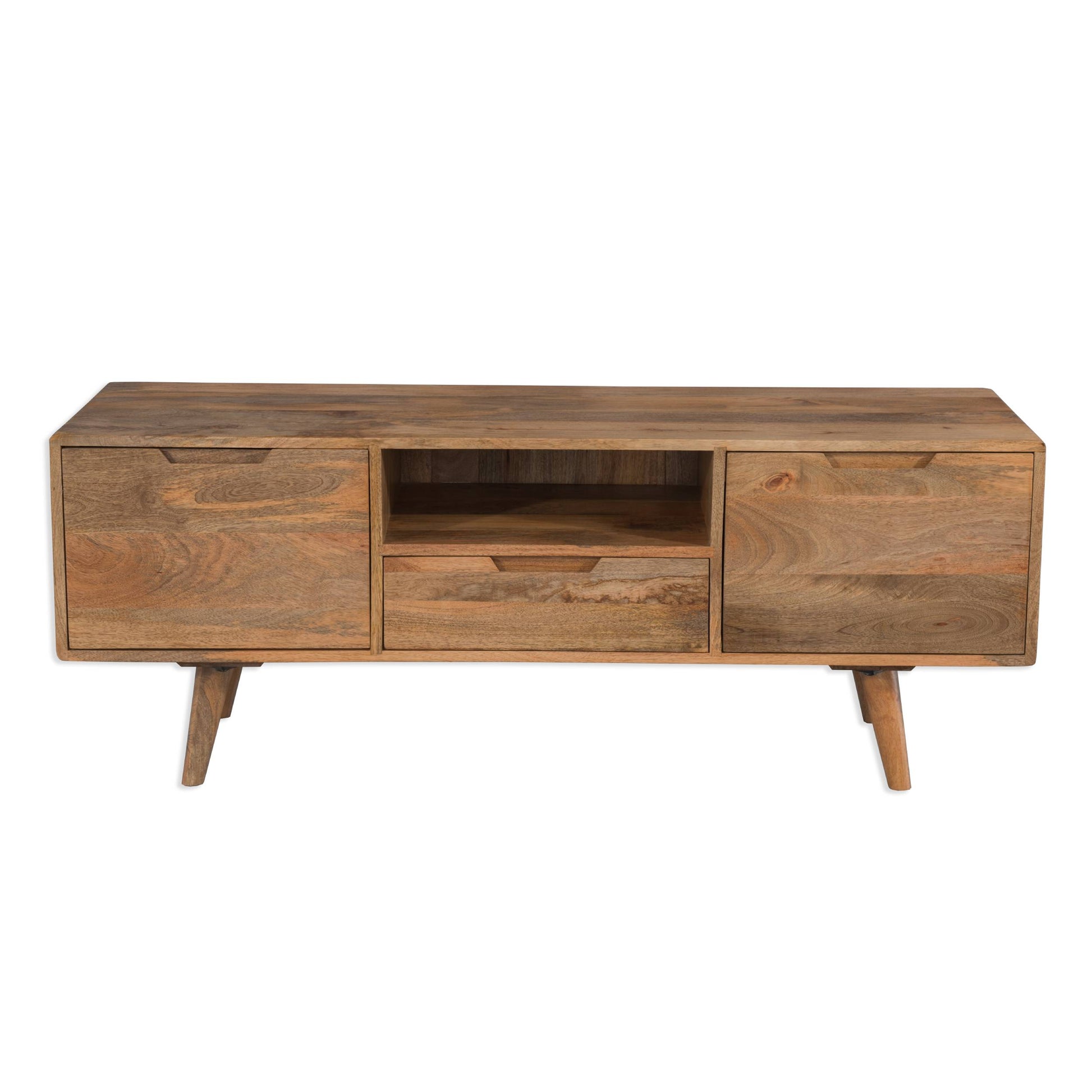 Sharif Mango Wood TV Unit - Pieces For Places