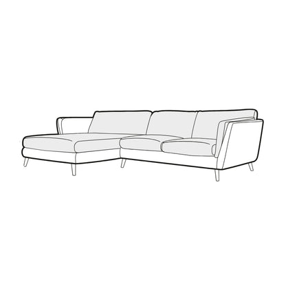 Nova - 3 Seater Chaise - Set 1 - Pieces For Places