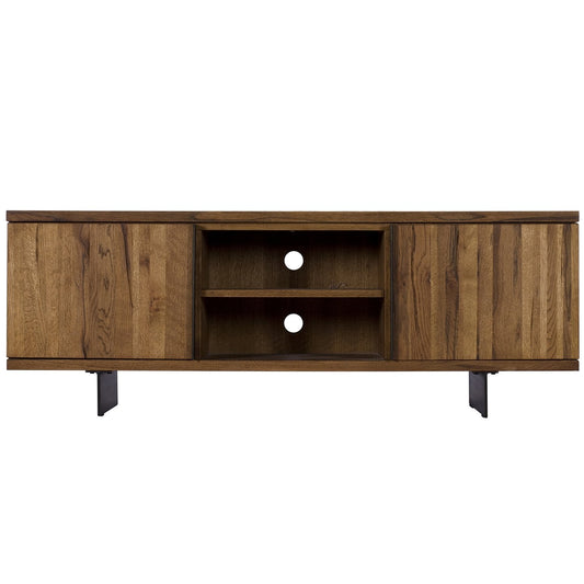 Soho 2 Door Solid Oak TV Unit