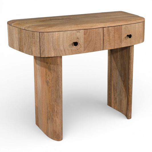 Soren Curved 2 Drawer Console Table