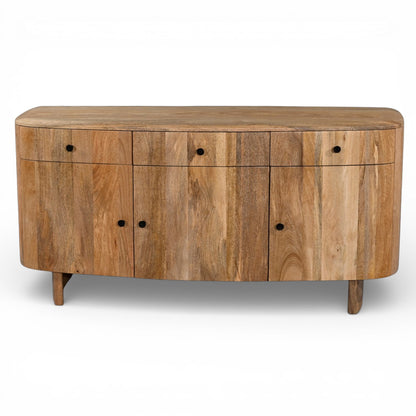 Soren Curved 3 Door Sideboard