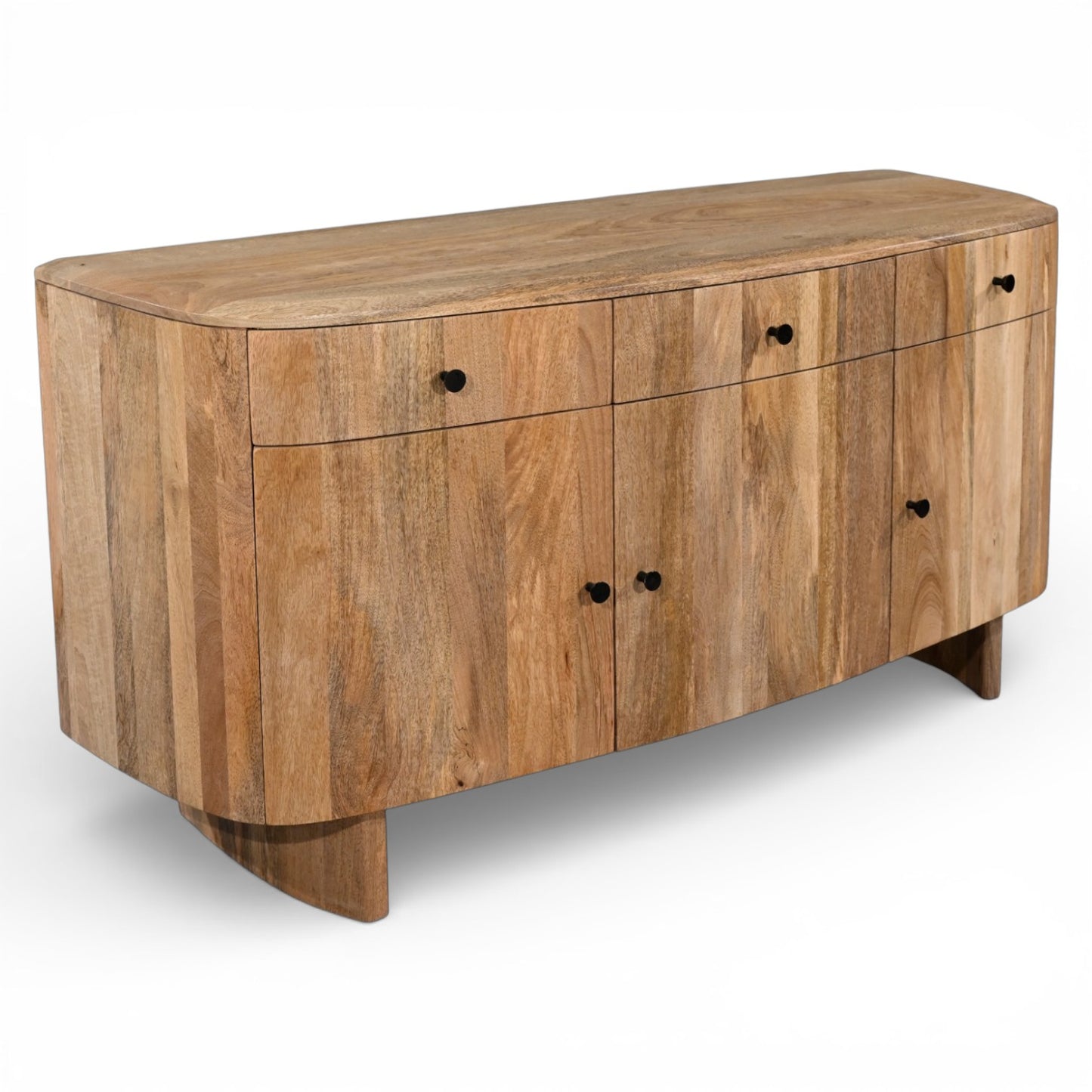 Soren Curved 3 Door Sideboard