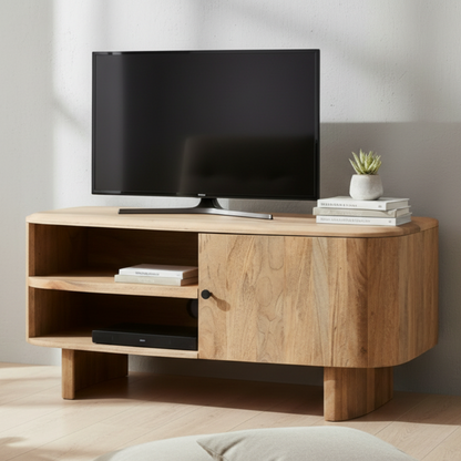 Soren Curved 1 Door TV Unit