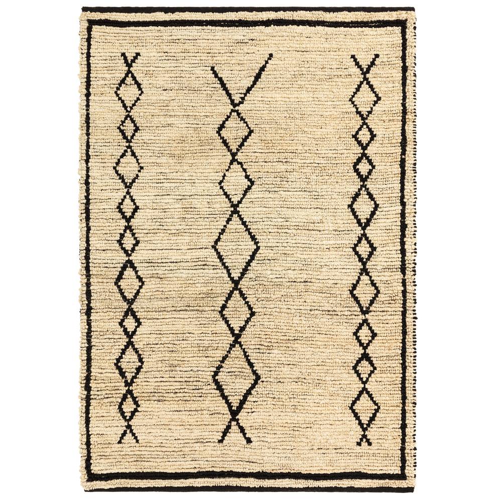 Bleach & Black Souk Rug - 120cm x 170cm