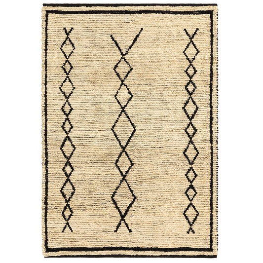 Bleach & Black Souk Rug - 120cm x 170cm