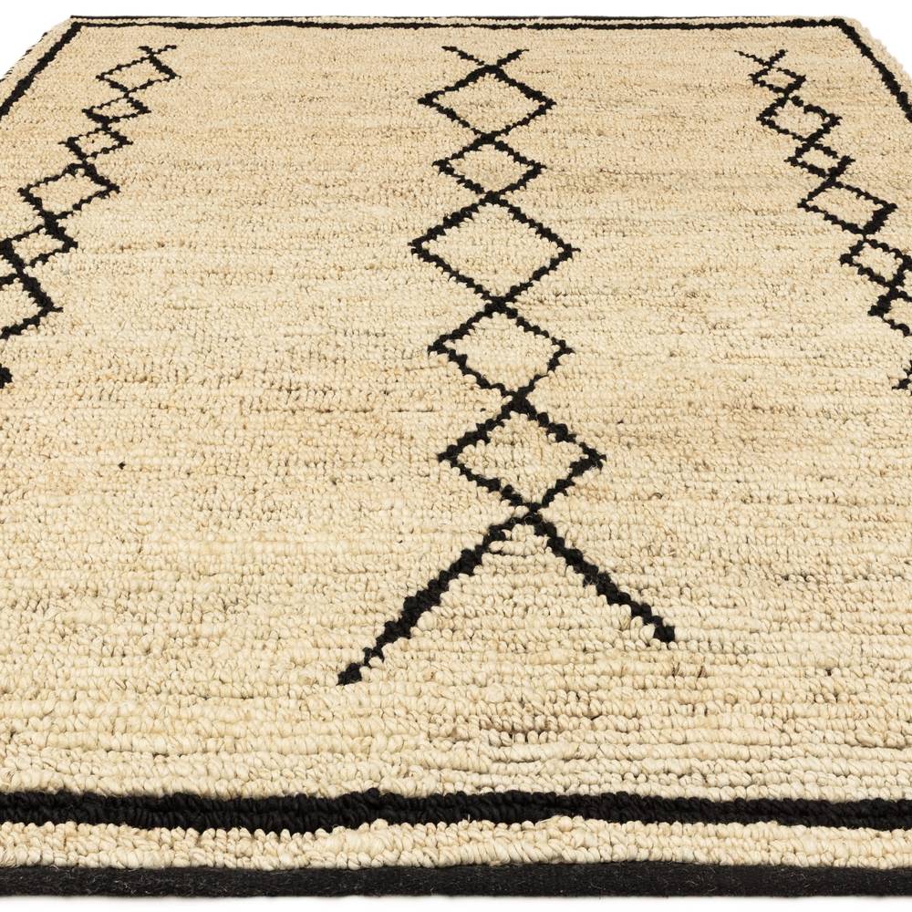 Bleach & Black Souk Rug - 120cm x 170cm