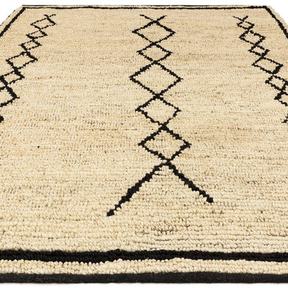 Bleach & Black Souk Rug - 120cm x 170cm