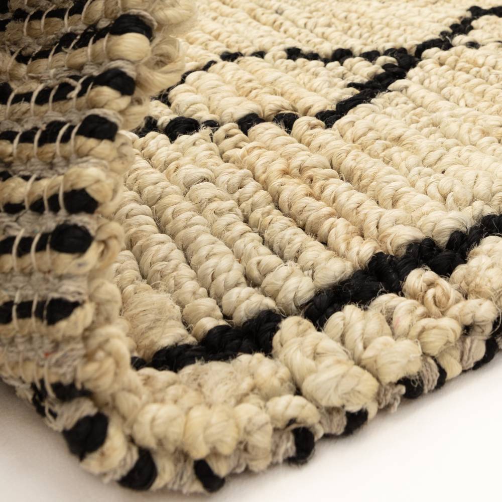 Bleach & Black Souk Rug - 120cm x 170cm