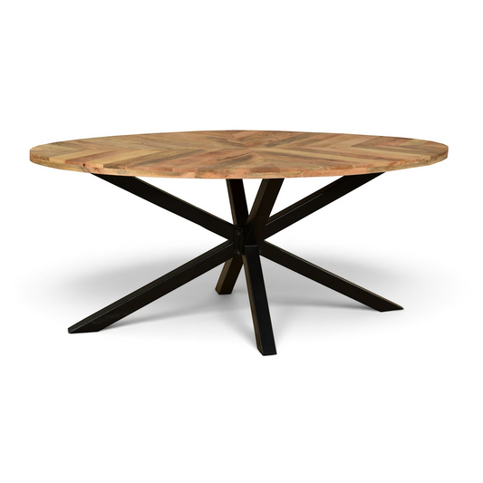 Sunray Oval Dining Table - Pieces For Places