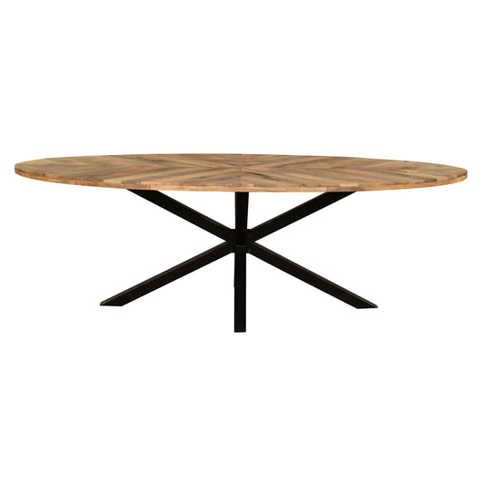 Sunray Oval Dining Table - Pieces For Places