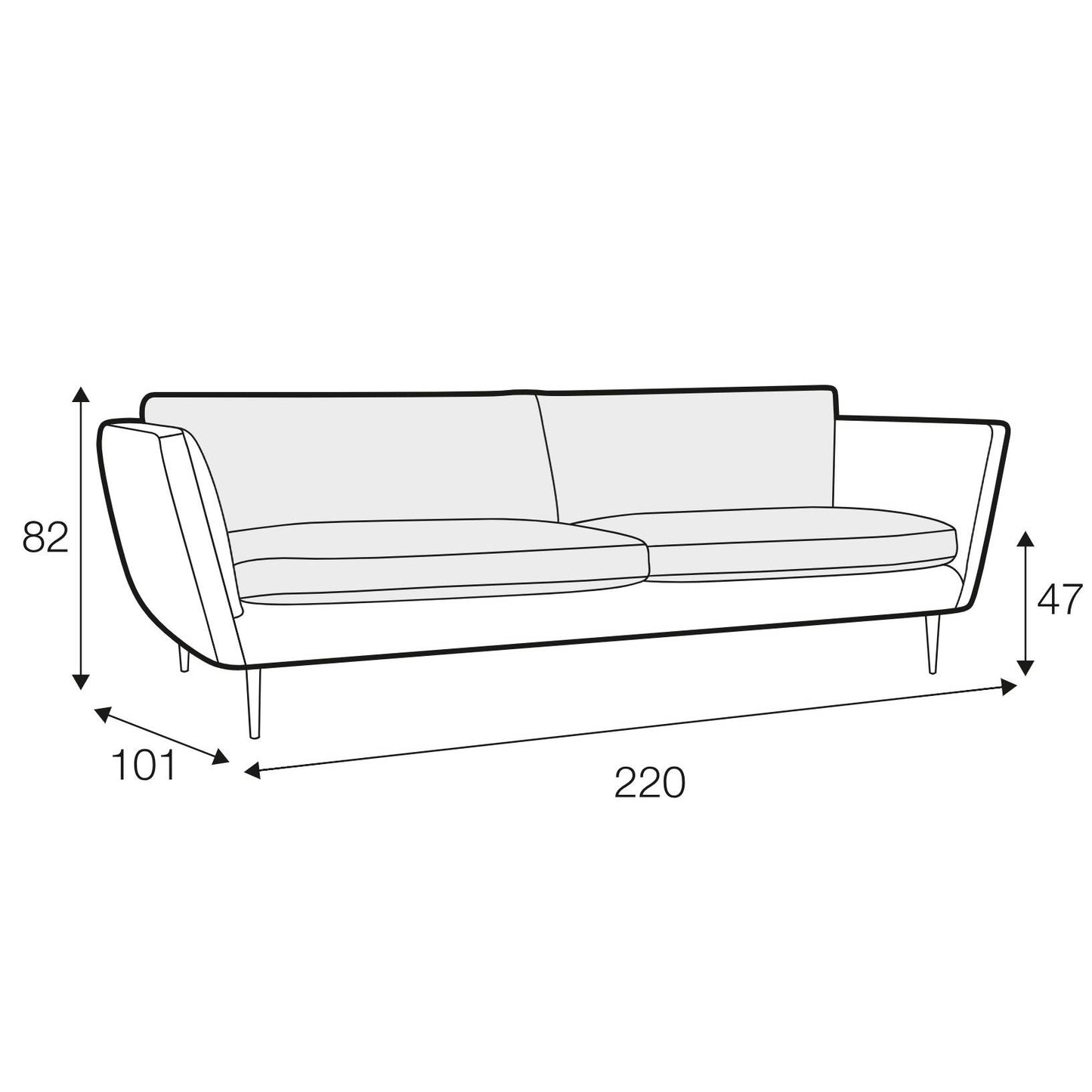 Teddy 3 Seater Sofa