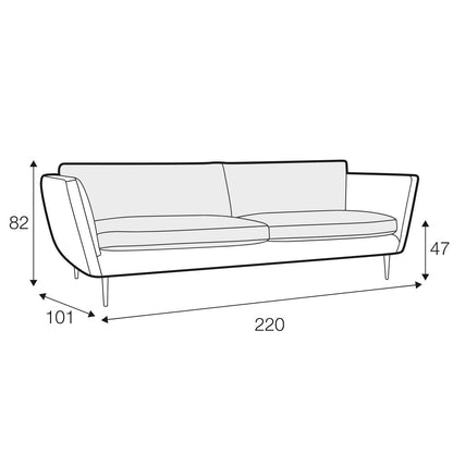 Teddy 3 Seater Sofa