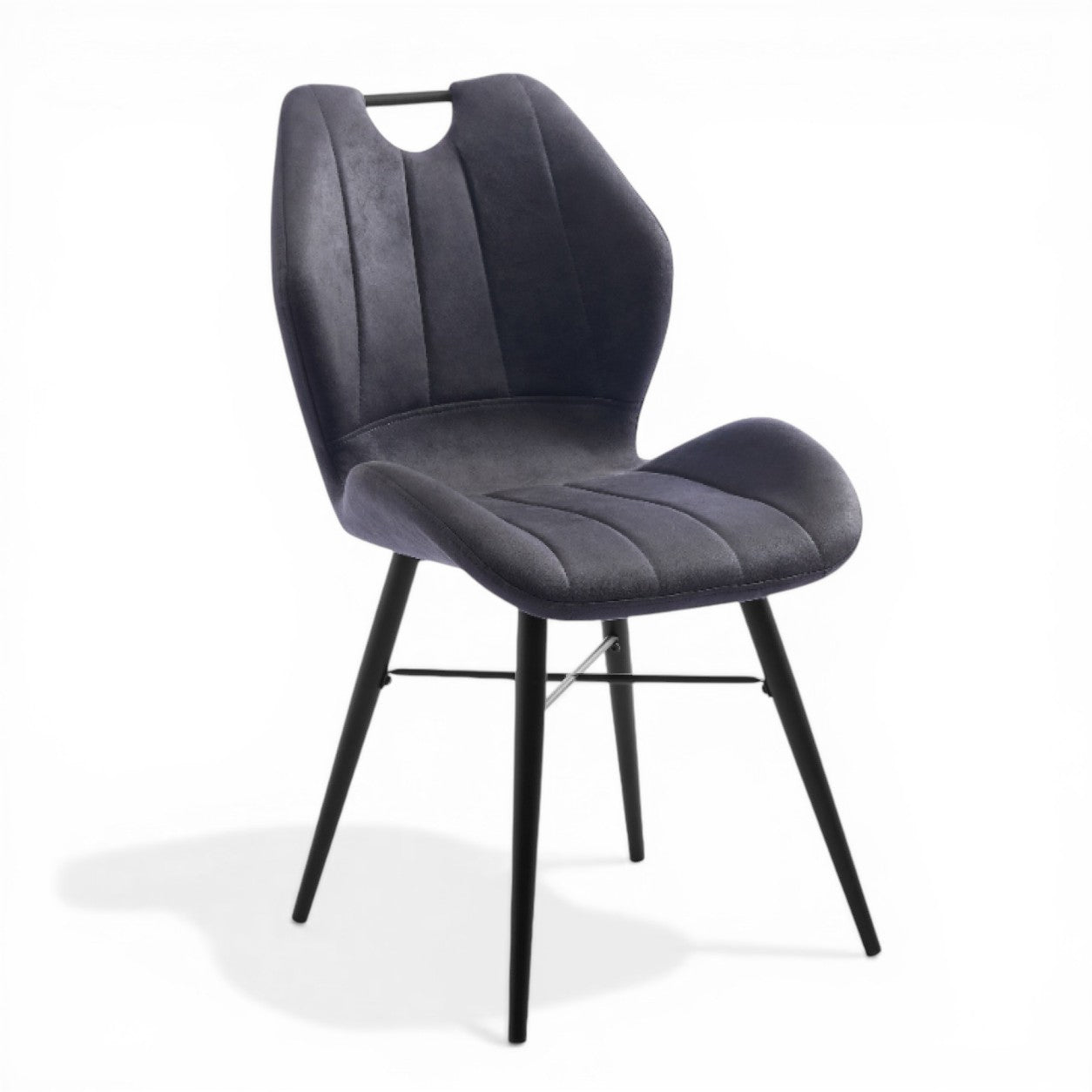 Verona Grey Pu Leather Dining Chair