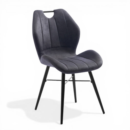 Verona Grey Pu Leather Dining Chair