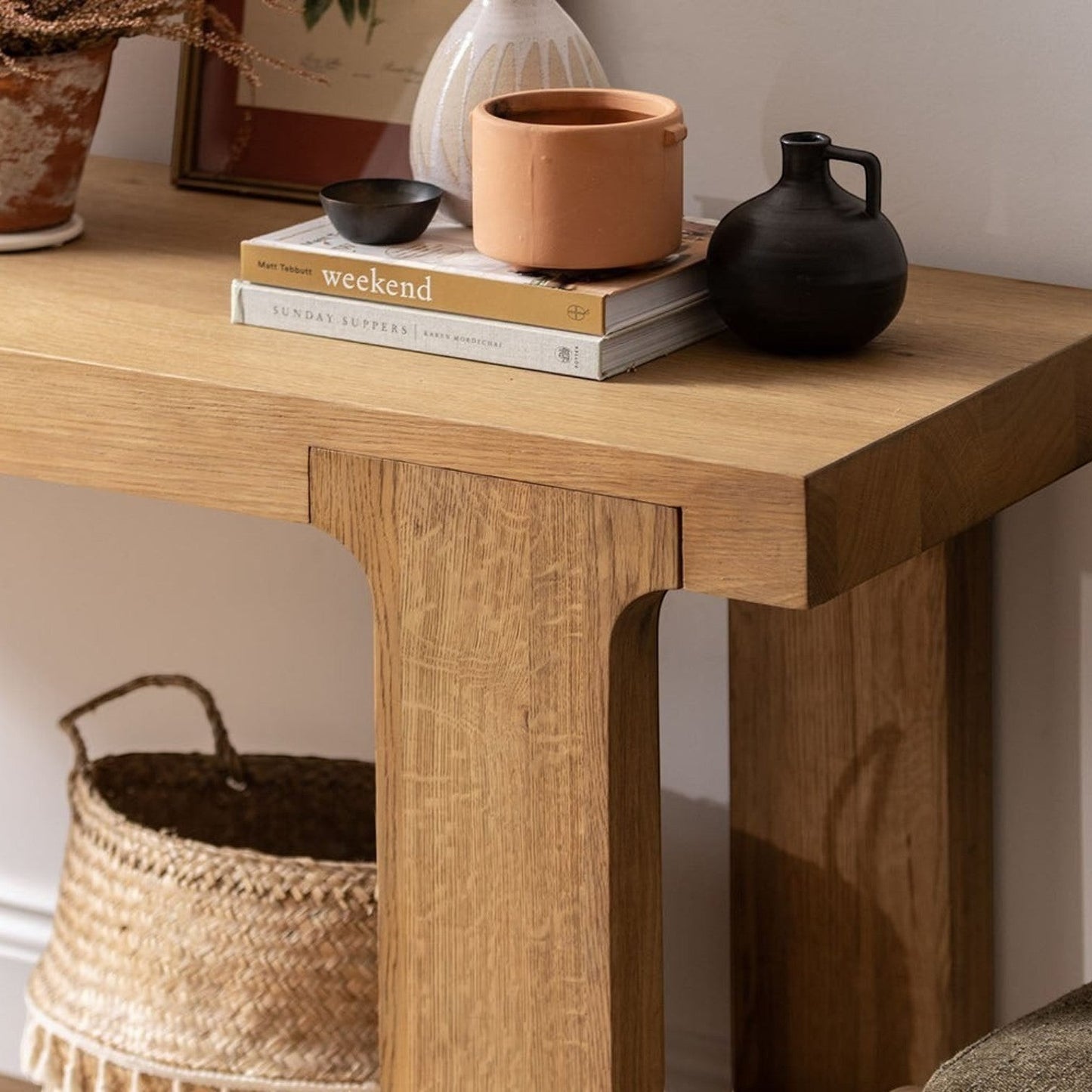 Wyatt Reclaimed Oak Console Table