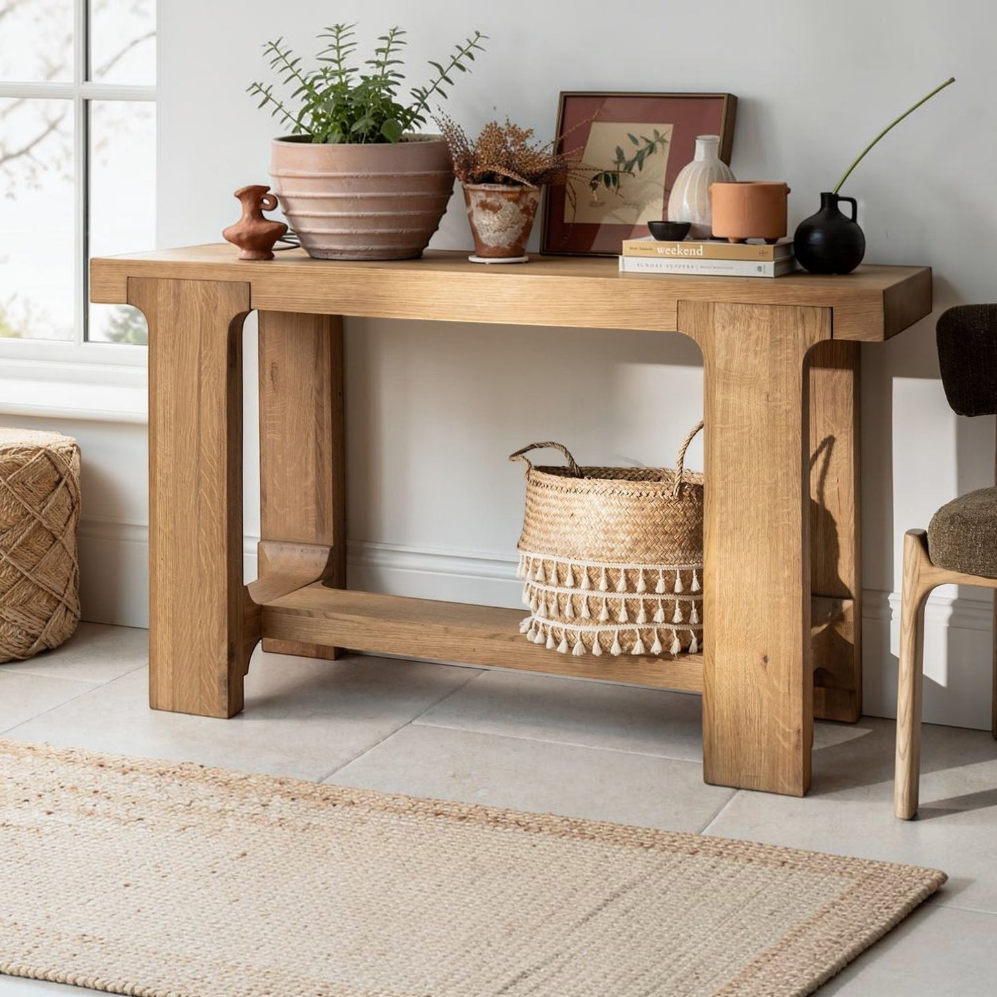 Wyatt Reclaimed Oak Console Table
