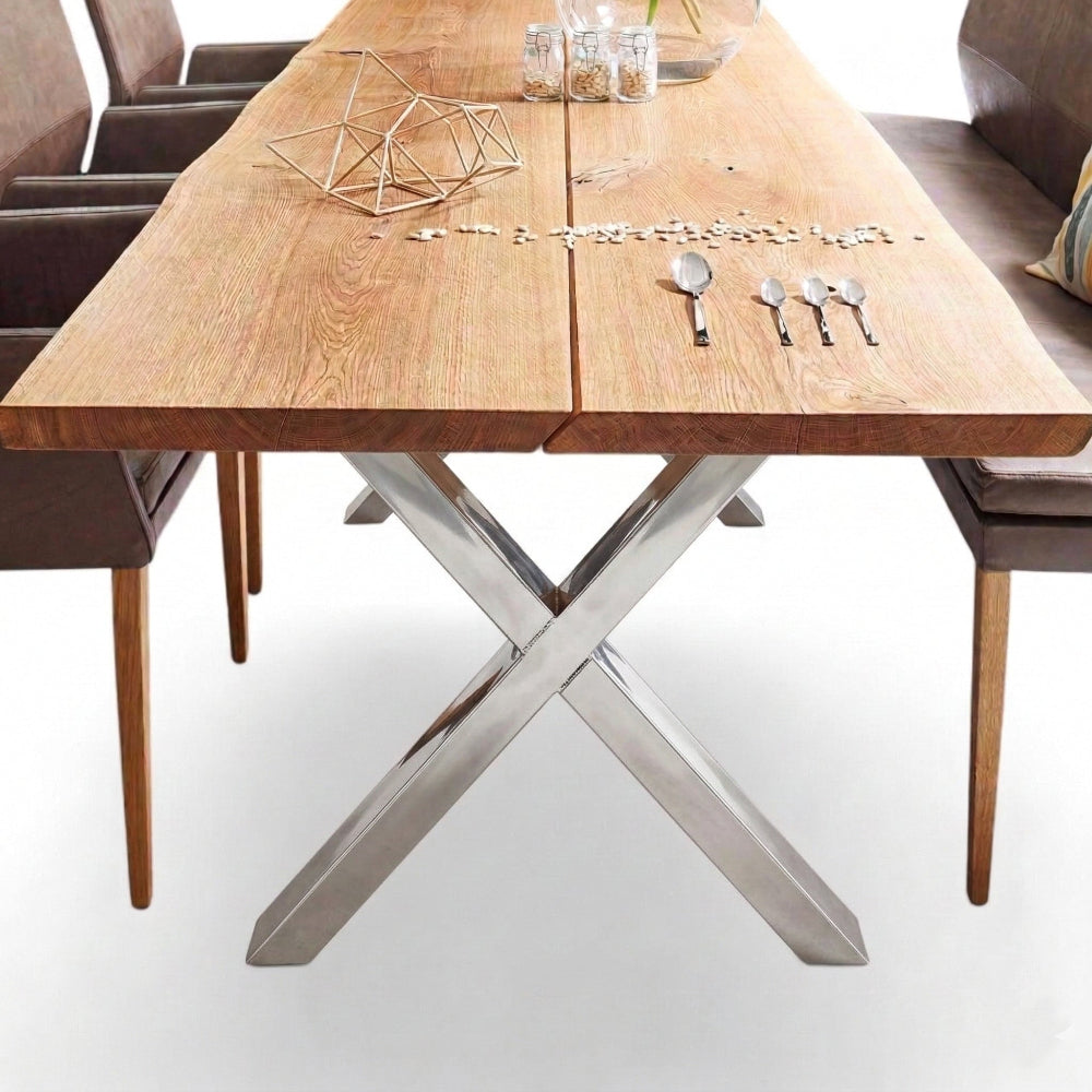 Nature Art Solid Oak Dining Table
