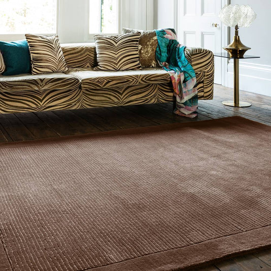 Chocolate York Rug - 200cm x 290cm