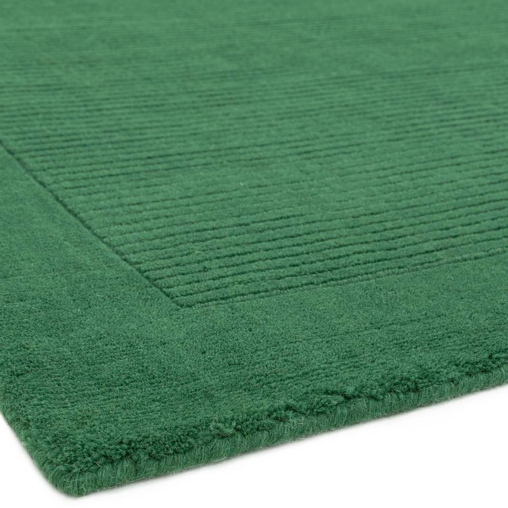 Forest Green York Rug - 200cm x 290cm