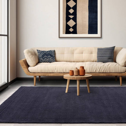 Navy York Rug - 200cm x 290cm