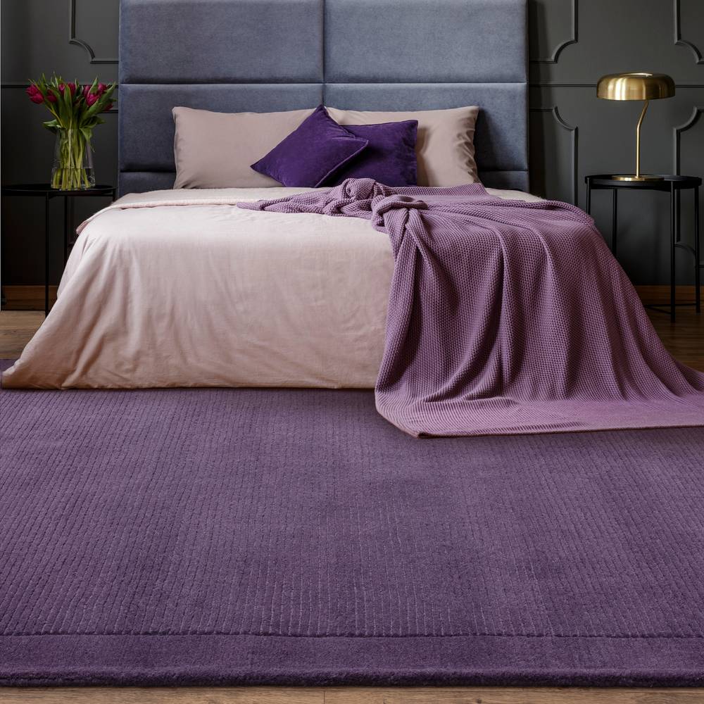 Purple York Rug - 200cm x 290cm