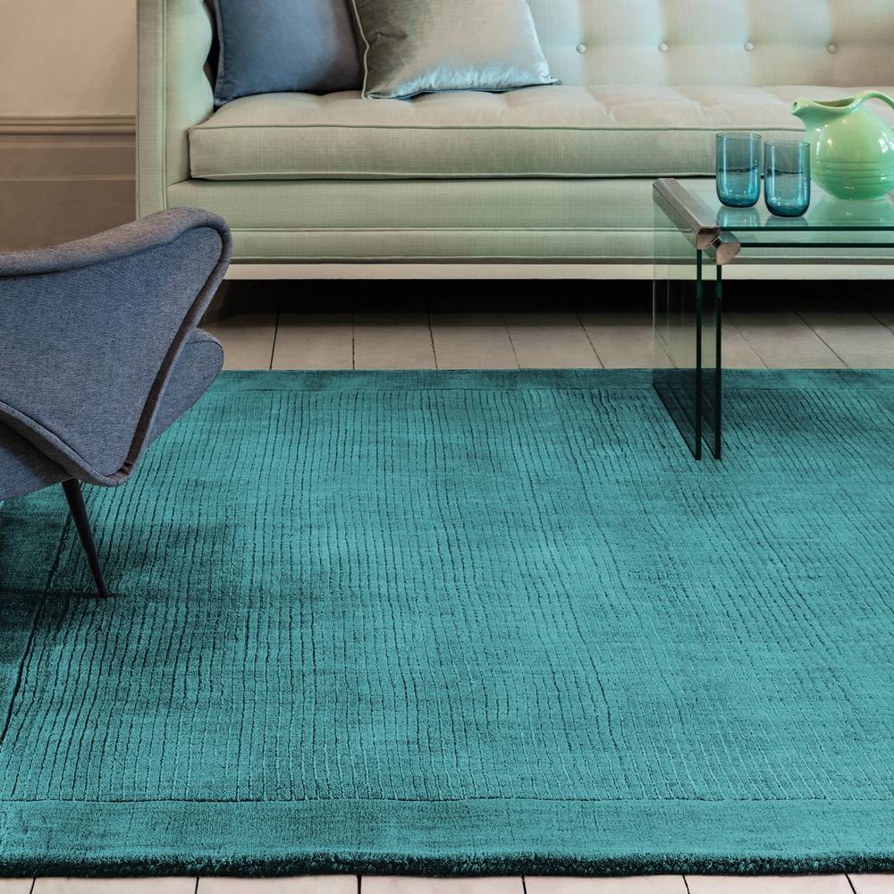 Teal York Rug - 200cm x 290cm
