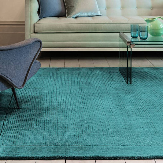 Teal York Rug - 200cm x 290cm