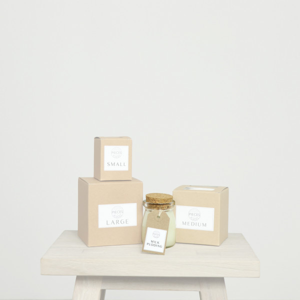 Milk Pudding Pieces for Places Scented Candle Milk Pudding Pieces for Places Scented Candle