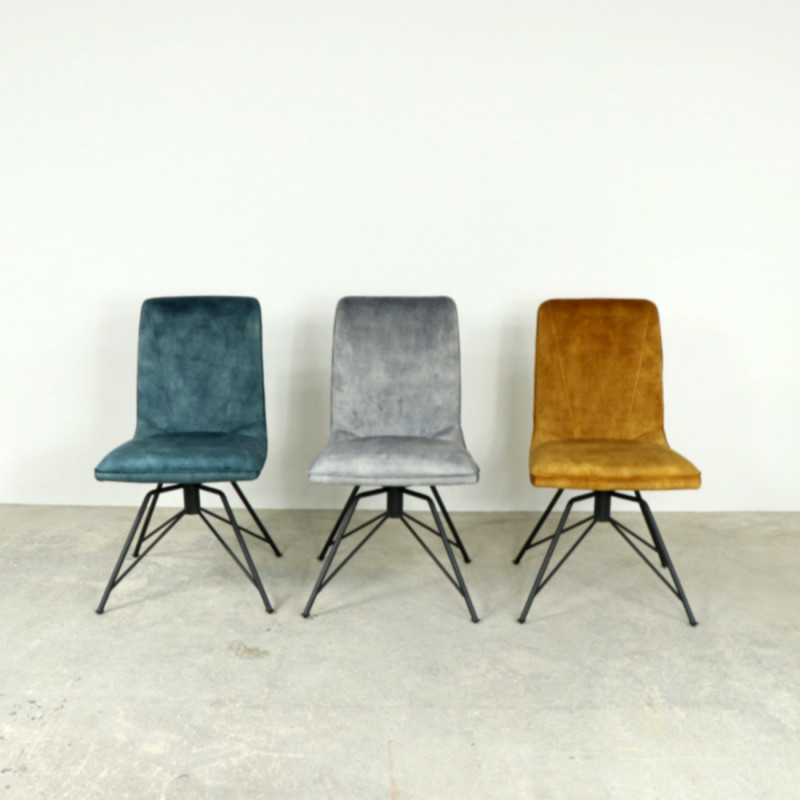 Laura Grey Swivel Dining Chair Laura Grey Swivel Dining Chair