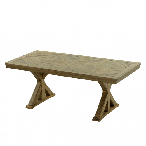 Parquet Top Dining Table 