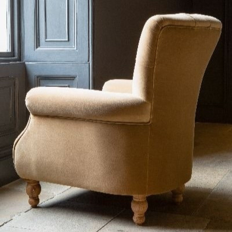 Abbey Armchair Mustard Velvet Abbey Armchair Mustard Velvet